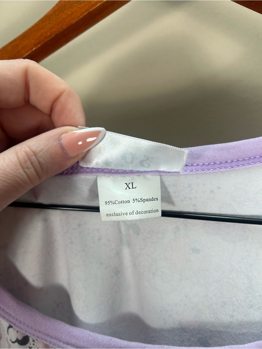 Sleeveless Lavender-Trim Printed Mini Dress - Picture 5 of 10